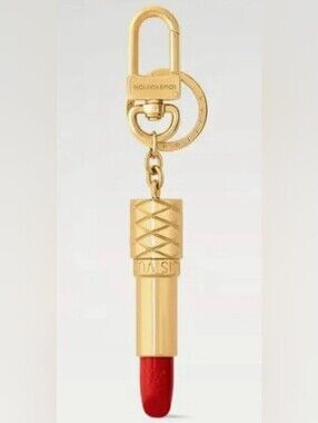 Louis Vuitton LV Lipstick Bag Charm Keychain